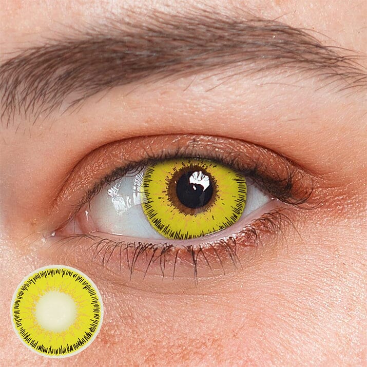 Cosplay Indians Yellow Colored Contact Lenses Beauon 