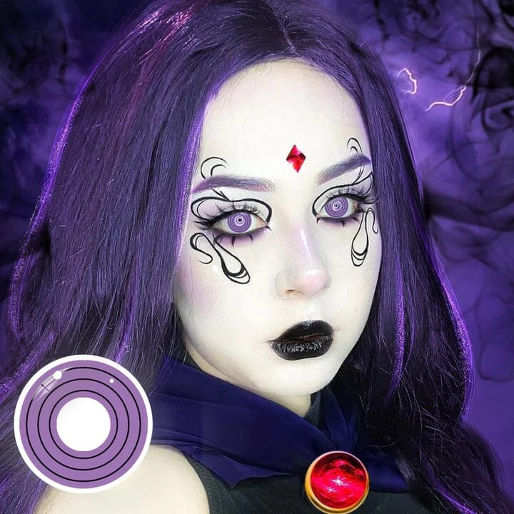 Cosplay NARUTO Rinnegan Purple Colored Contact Lenses Beauon 