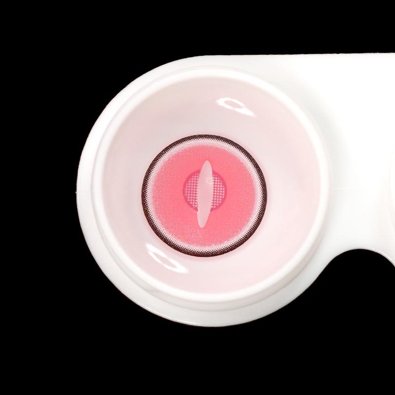 Cosplay Nezuko Demon Colored Contact Lenses Beauon 