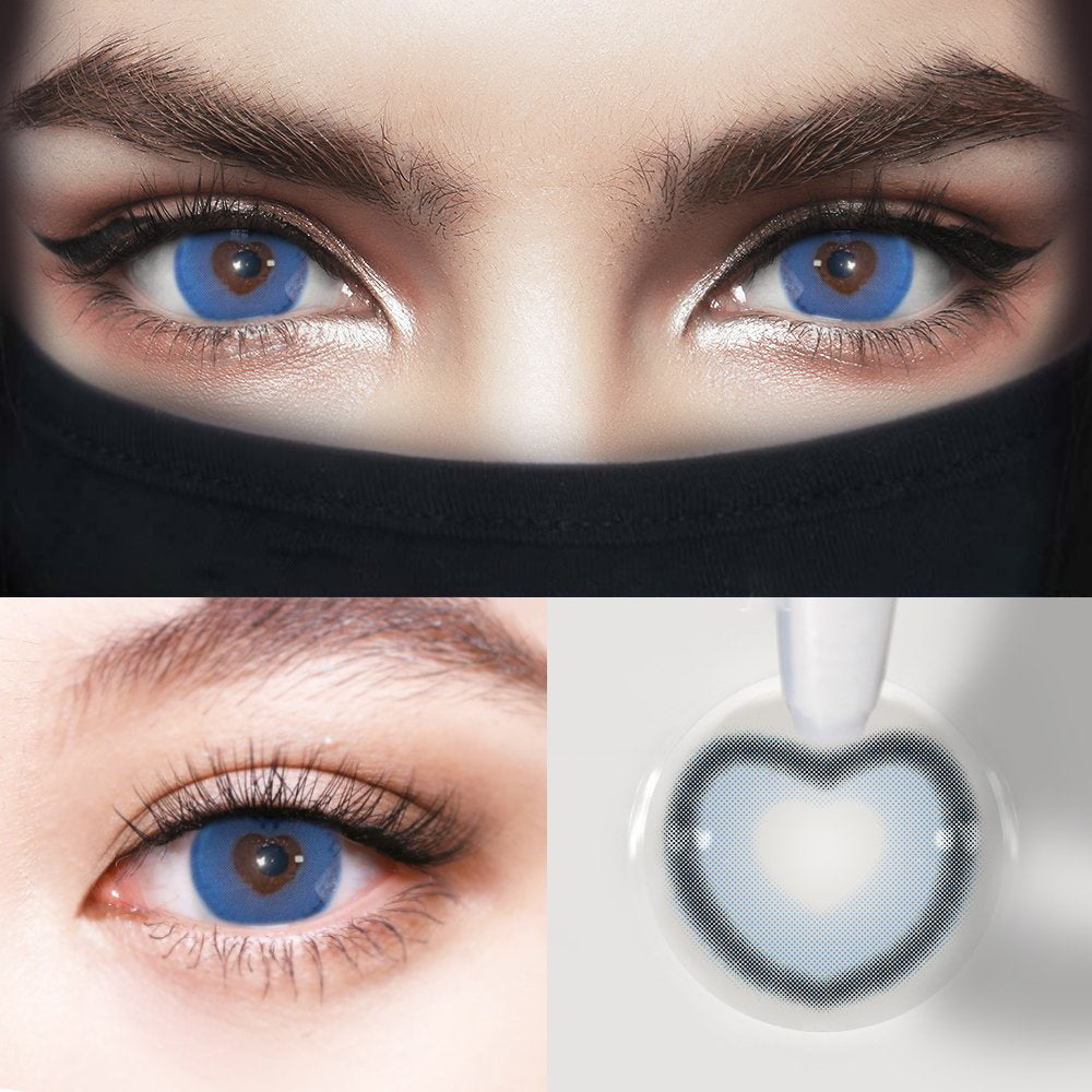 Cosplay Ocean Honey Blue Colored Contact Lenses Beauon 
