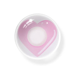 Cosplay Pink Love Heart Pink Colored Contact Lenses Beauon 