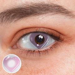 Cosplay Pink Love Heart Pink Colored Contact Lenses Beauon 