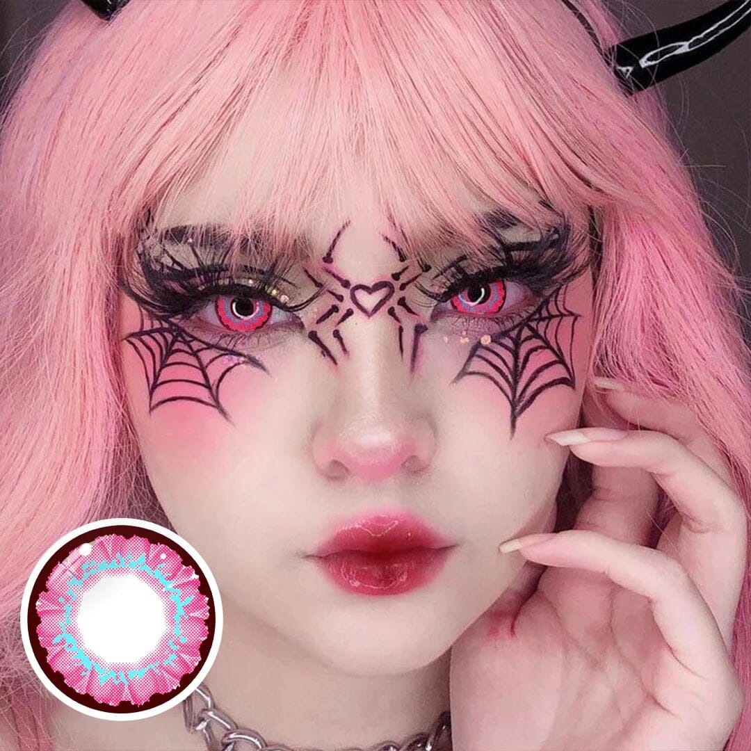Cosplay Pink Love Pink Colored Contact Lenses Beauon 