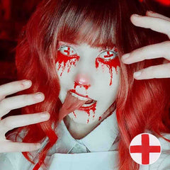 Cosplay Red cross Colored Contact Lenses Beauon 