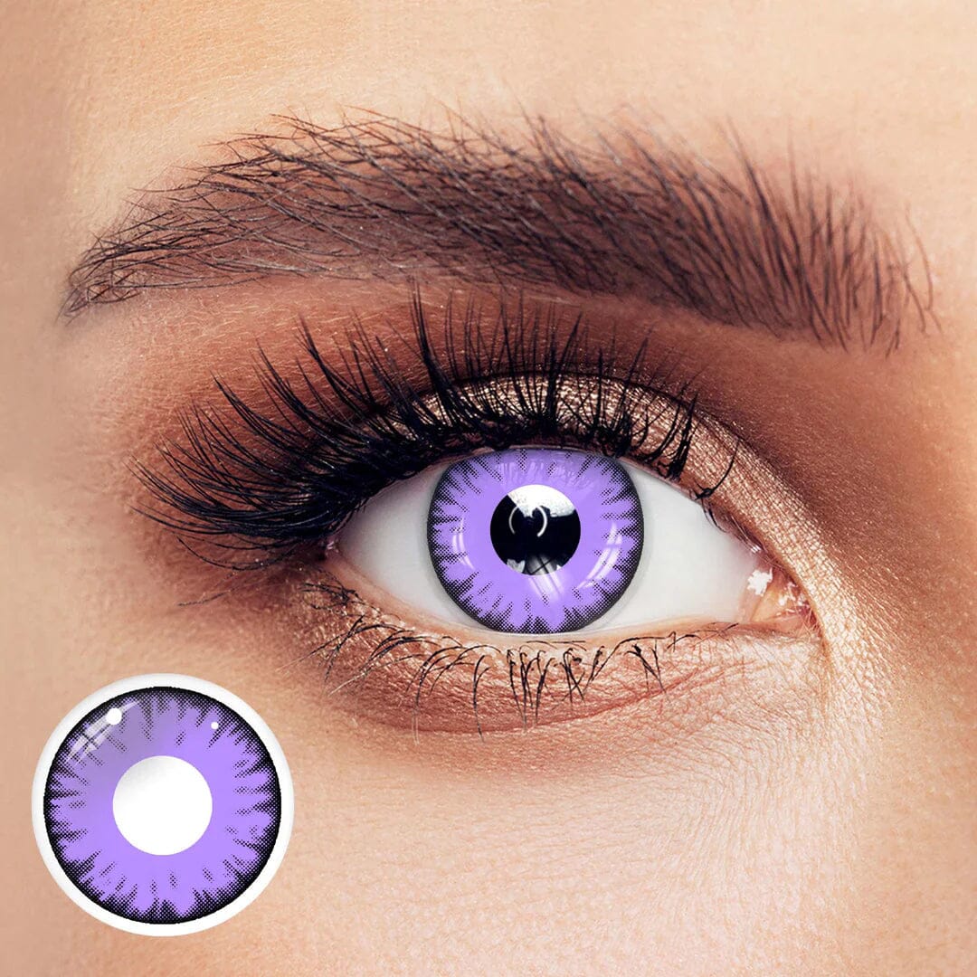 Cosplay The Eye Of Lucifer Purple Prescription Colored Contact Lenses Beauon 