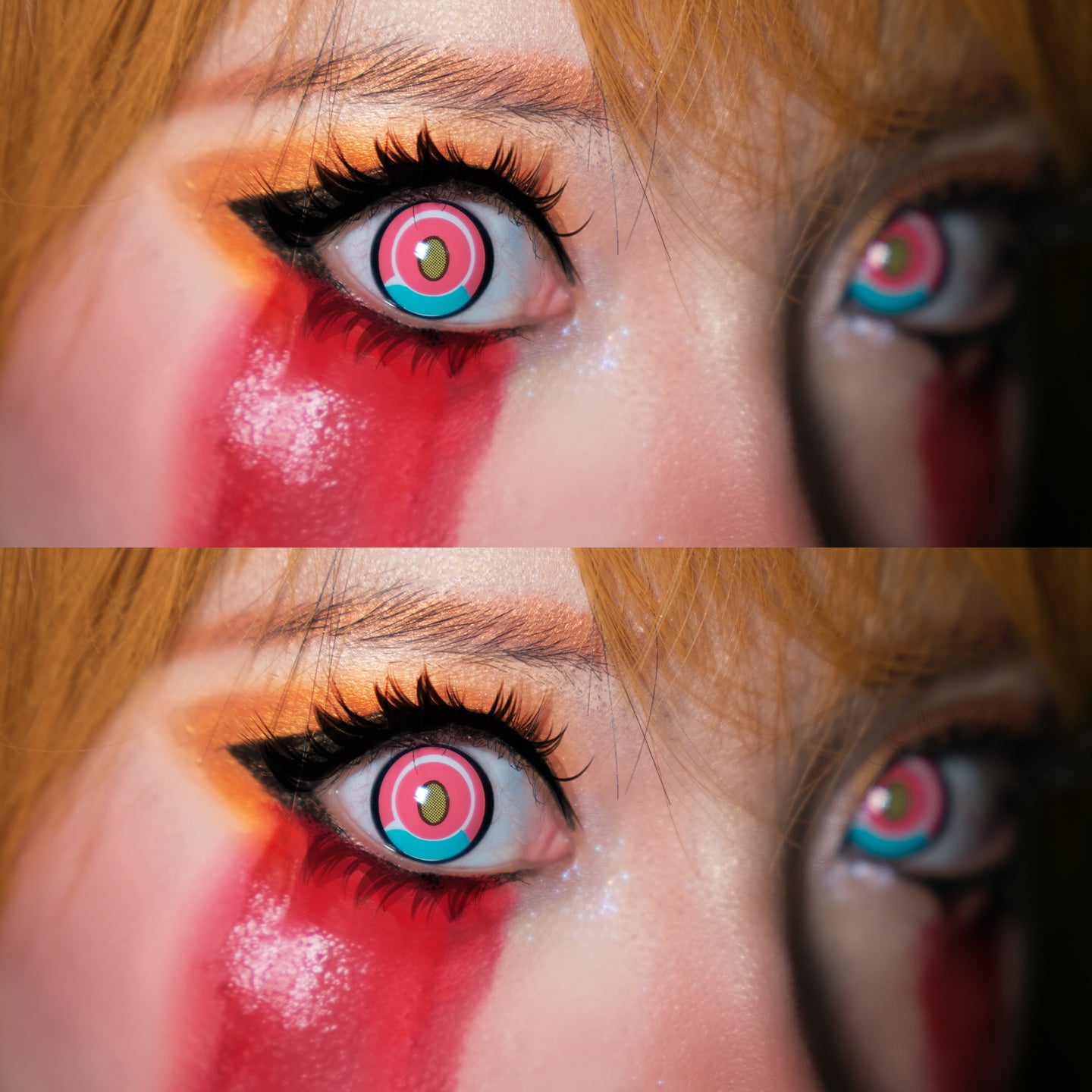 Cosplay Titan Pink Colored Contact Lenses Beauon 