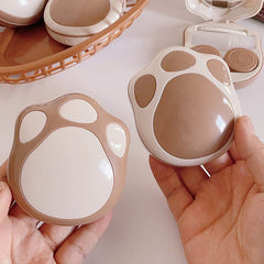 Cute Cat's Paw Colored Contact Lens Case Beauon 