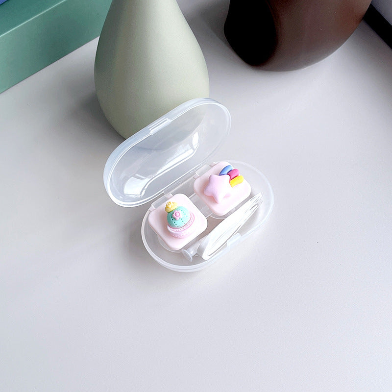 DIY Colored Contact Lens Case Beauon Pink 
