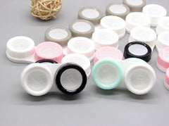 Double Color Transparent Multicolor Colored Contact Lens Case Beauon 