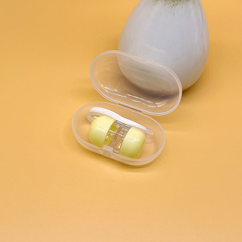 Economic Colored Contact Lens Case Beauon Yellow 