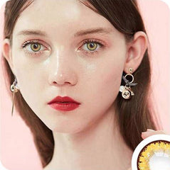 Elves Gold brown Colored Contact Lenses Beauon 