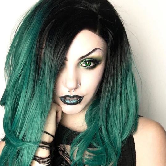 Halloween Aqua Panther Green Colored Contact Lenses Beauon 