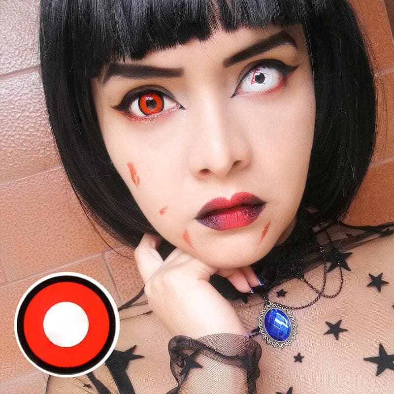 Halloween Red vampire Colored Contact Lenses Beauon 