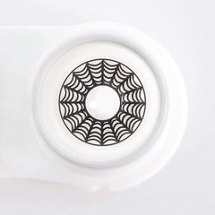 Halloween Spider Web White Colored Contact Lenses Beauon 
