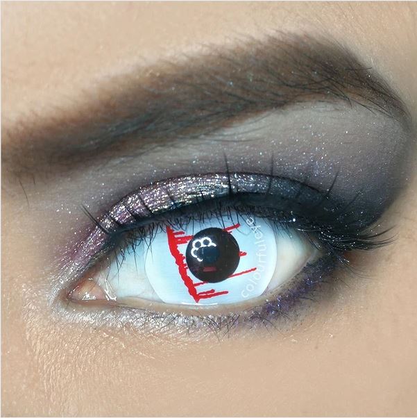 Halloween Trauma White slit Colored Contact Lenses Beauon 