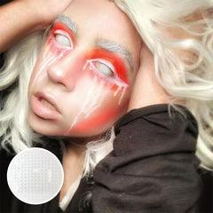 Halloween White Mesh Colored Contact Lenses Beauon 