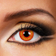 Halloween WOLF EYES Red Colored Contact Lenses Beauon 