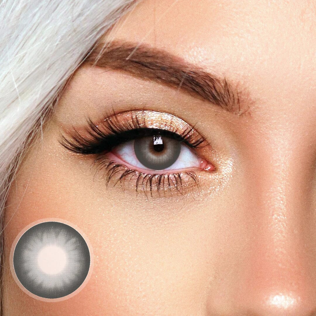 Helena Dark Gray Colored Contact Lenses Beauon 