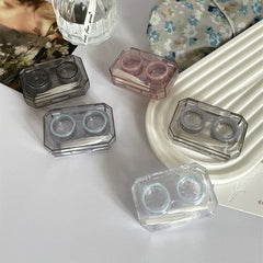 Ins Mini Simple Colored Contact Lens Case Beauon 