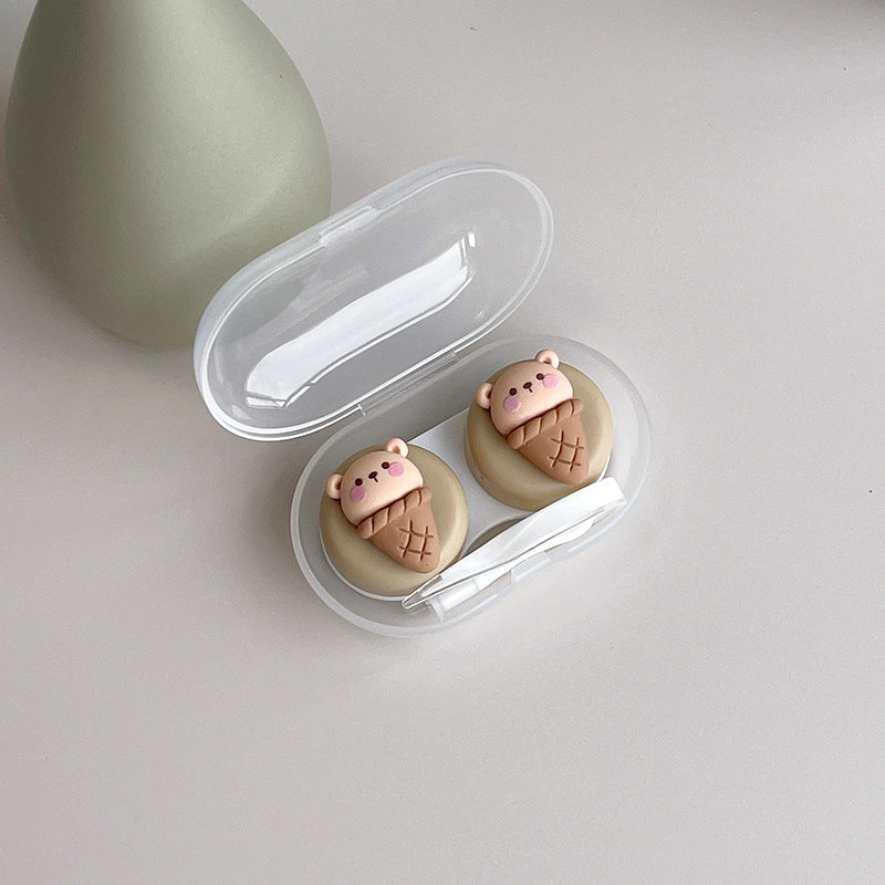 INS Simple Cute DIY Colored Contact Lens Case Beauon 