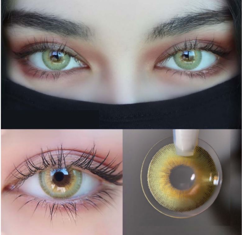 LA GIRL Green Colored Contact Lenses Beauon 