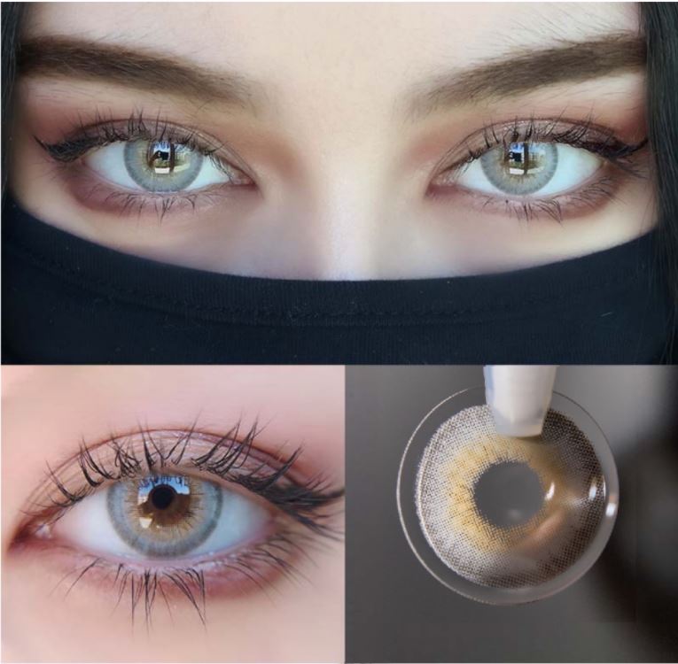 LA GIRL Grey Colored Contact Lenses Beauon 