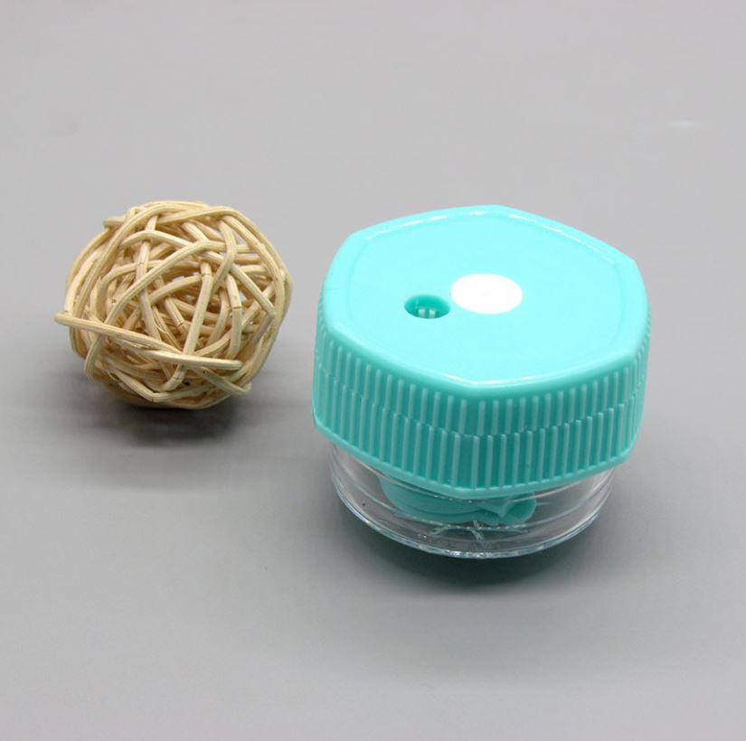Manual rotary cleaning Multicolor Colored Contact Lens Case Beauon Green 