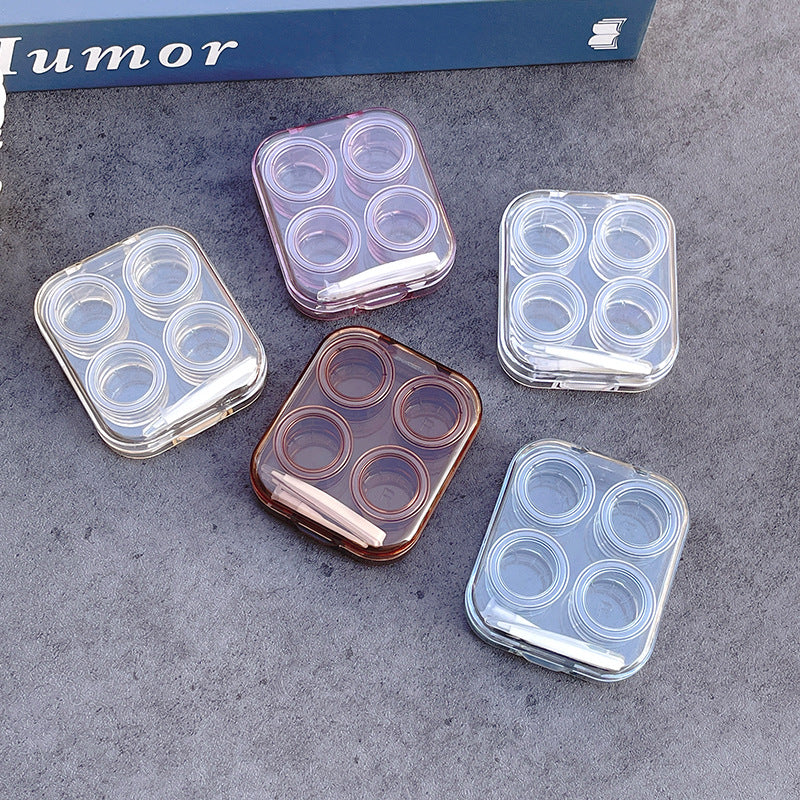 Minimalist Colored Contact Lens Case Beauon Blue 