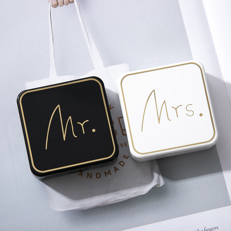 Mr Mrs Colored Contact Lens Case Beauon 