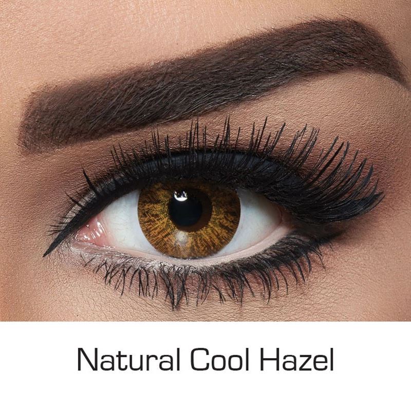NATURAL COOL HAZEL Khaki Colored Contact Lenses Beauon 
