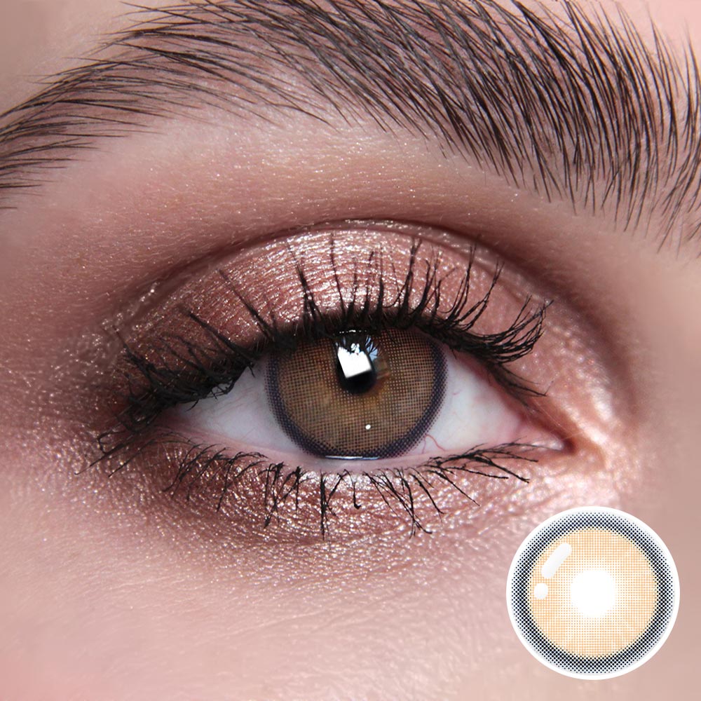 Neala Brown Colored Contact Lenses Beauon 