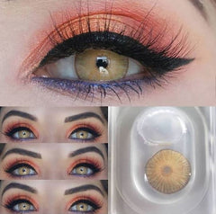 New York Brown Colored Contact Lenses Beauon 
