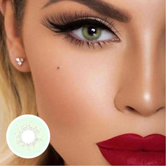 Olivia Mentha Green Colored Contact Lenses Beauon 