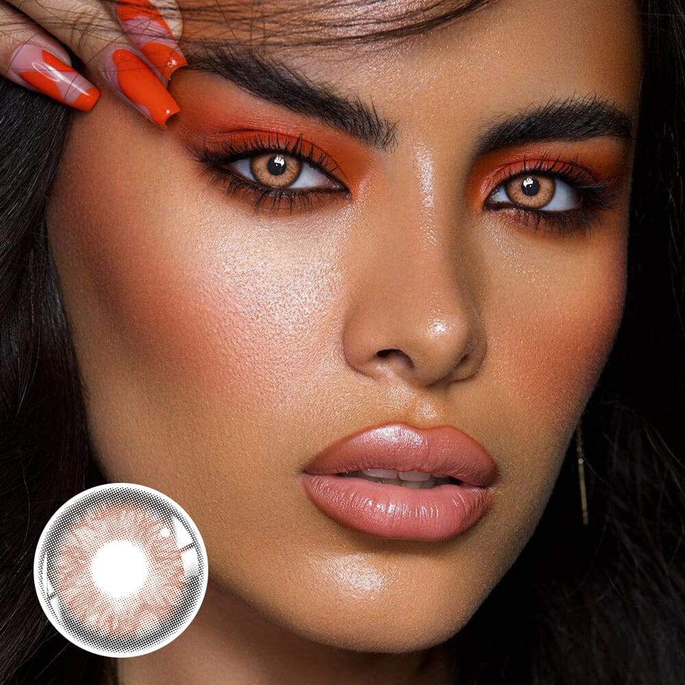 Paloma Mars Rust Red Colored Contact Lenses Beauon 