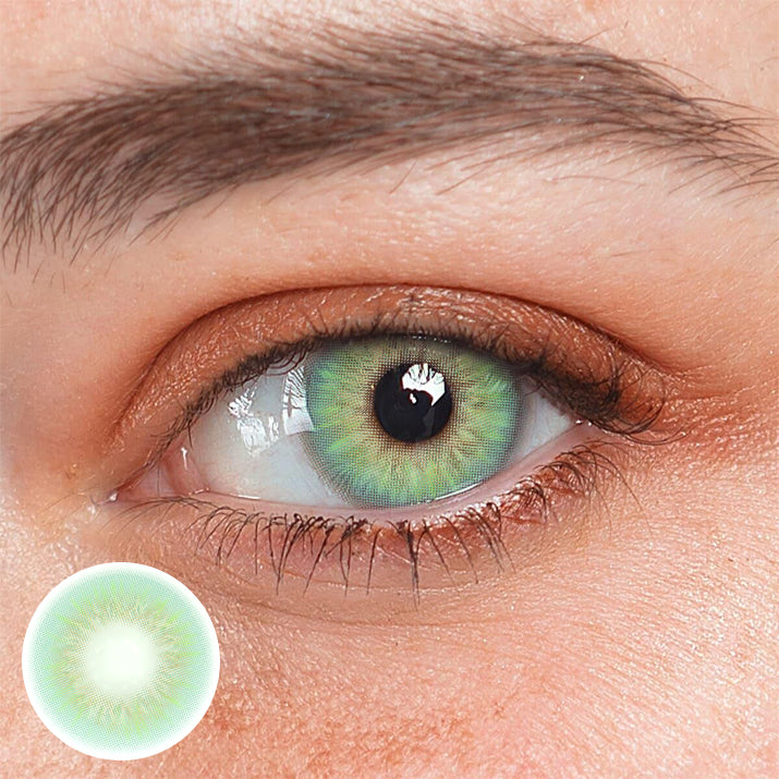 Perla Light Green Colored Contact Lenses Beauon 