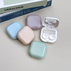 Plain Colored Contact Lens Case Beauon Mix Color 