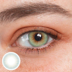 Pure Nature Blue brown Prescription Colored Contact Lenses unicolens 