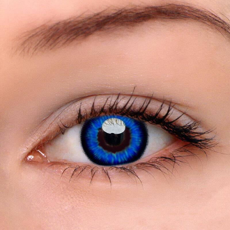 QRL Blue Colored Contact Lenses Beauon 
