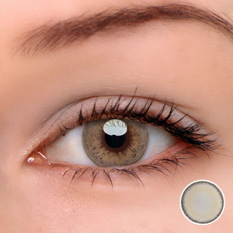 Rome Brown Colored Contact Lenses Beauon 