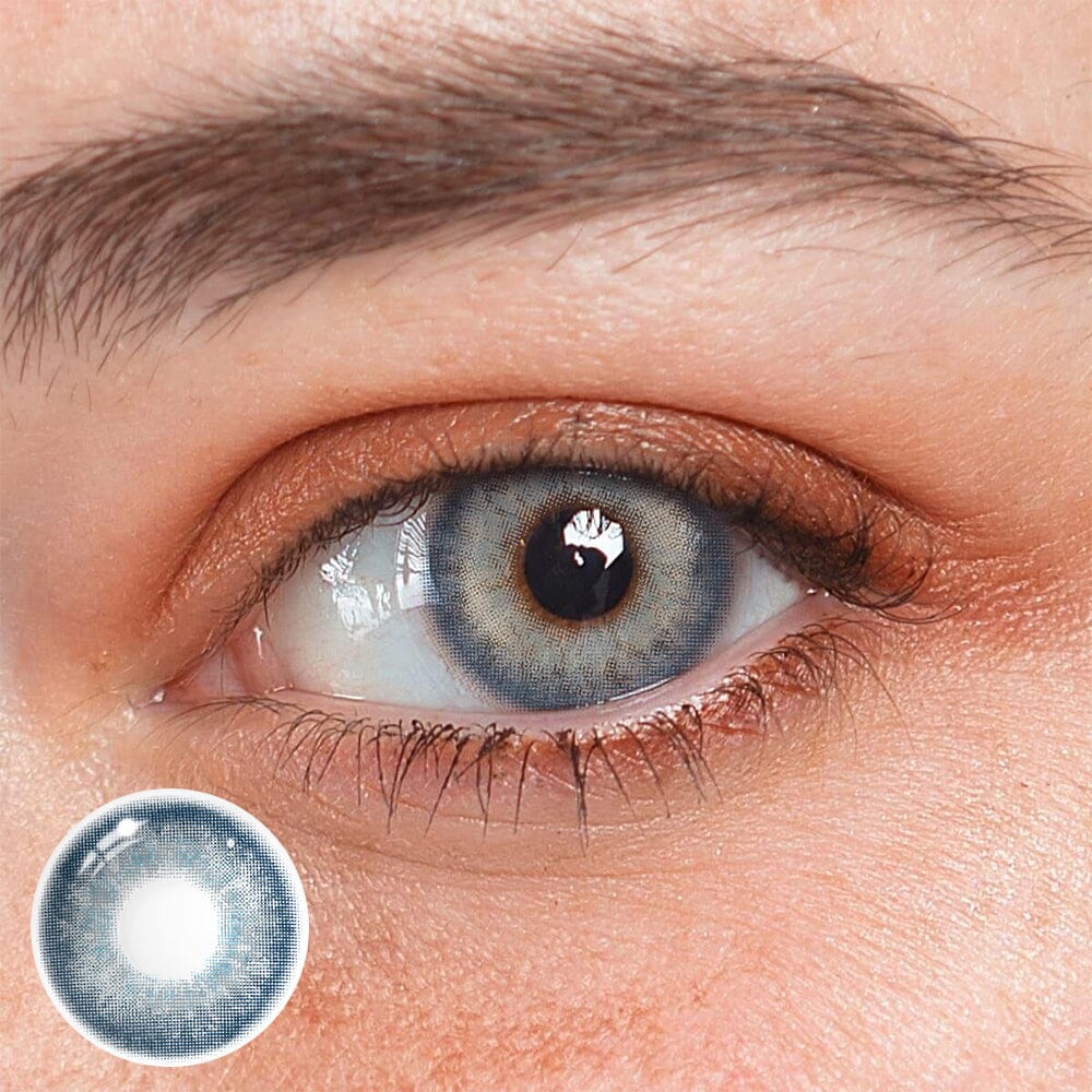 Ruri Blue Prescription Colored Contact Lenses Beauon 