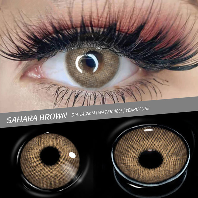 Sahara Brown Colored Contact Lenses Beauon 