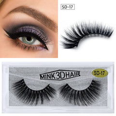 SD Exaggerated Artificial Mink Hair Eyelash Piece Mink Hair Eyelashes Beauon 