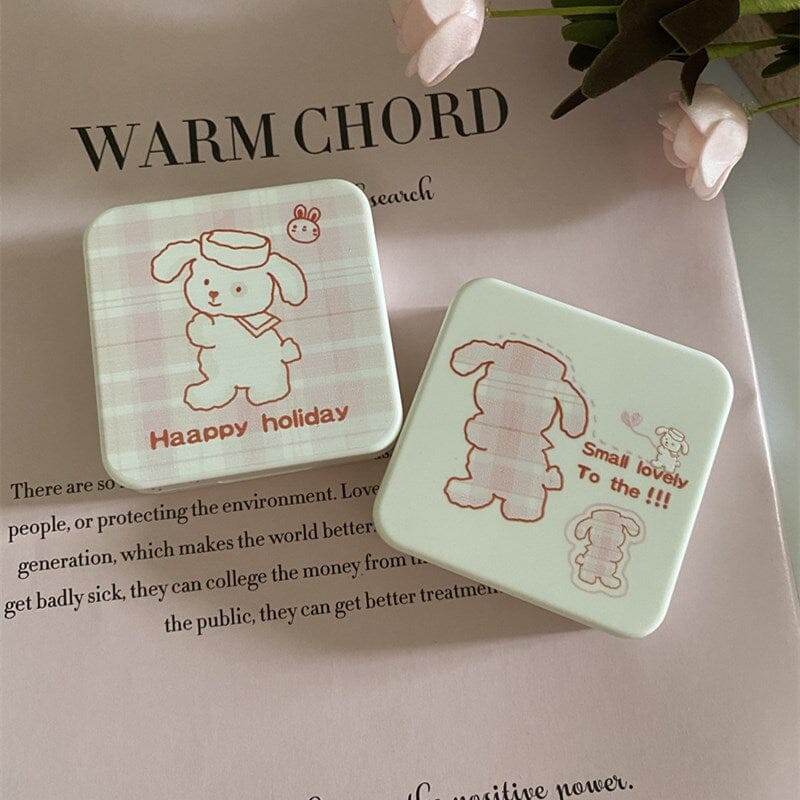 Simple Bear Colored Contact Lens Case Beauon 