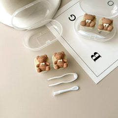Simple Bear Colored Contact Lens Case Beauon 