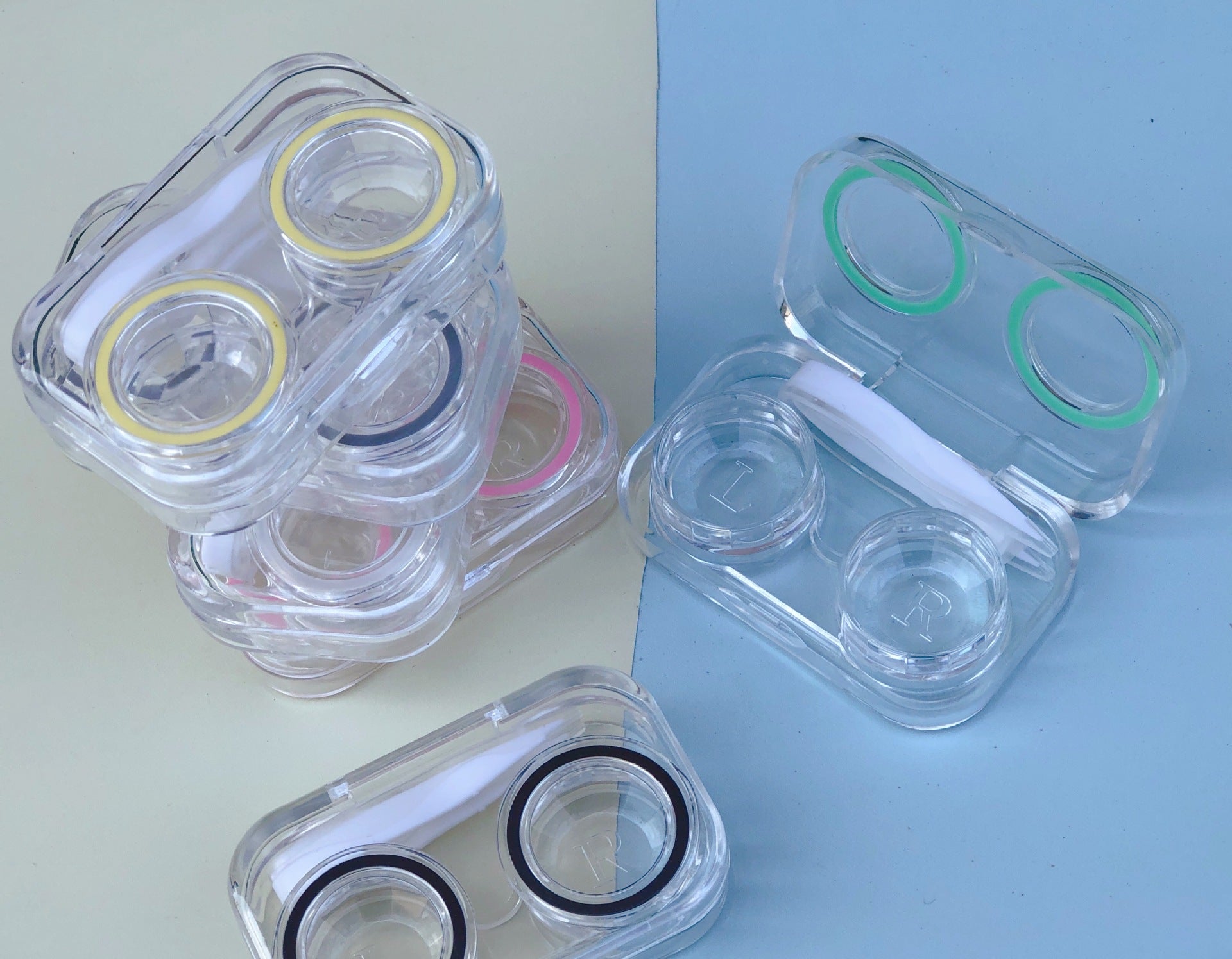 Simple Colored Contact Lens Case Beauon 