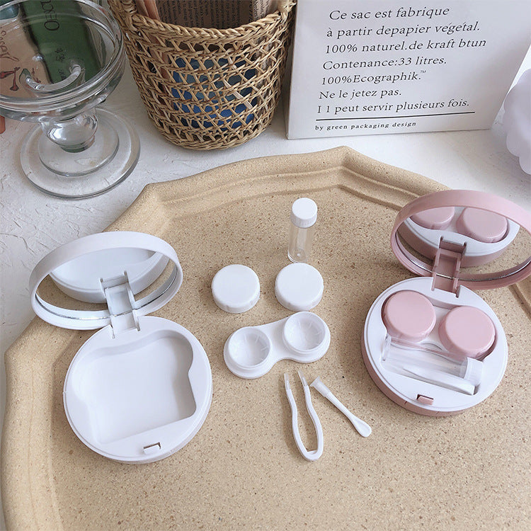Simple Line Colored Contact Lens Case Beauon 