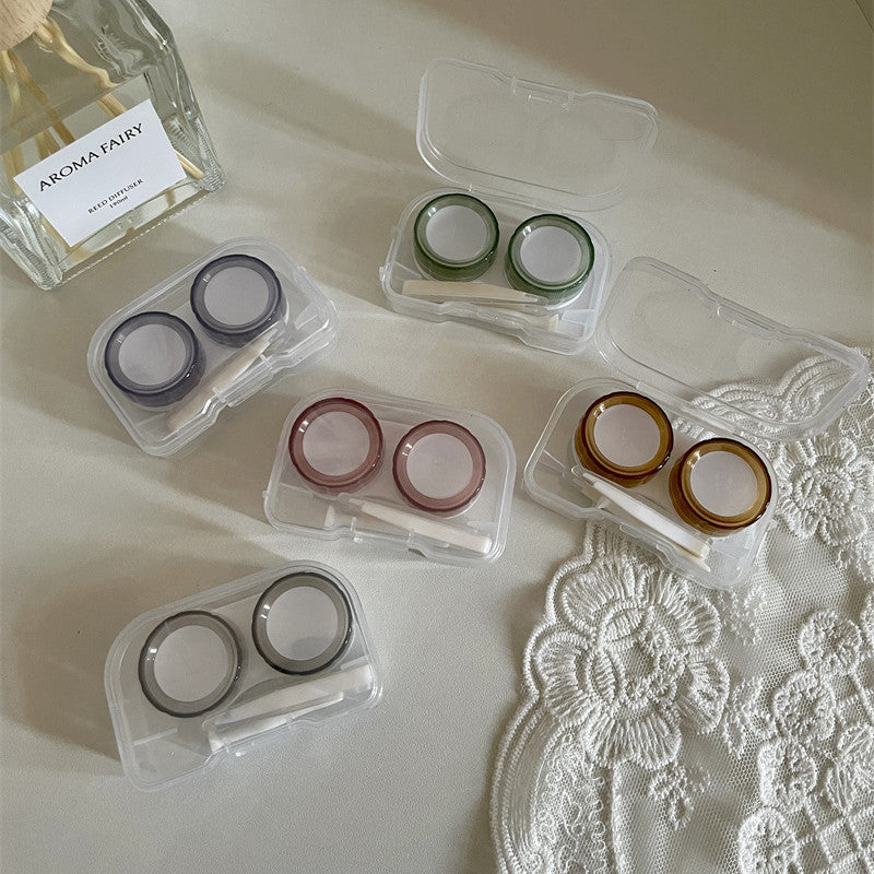 Small Minority Colored Contact Lens Case Beauon 67*43*18mm 