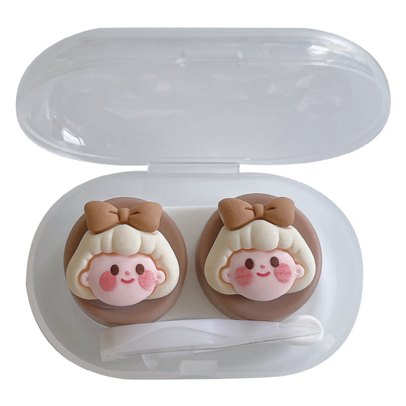 Solid Colored Contact Lens Case Beauon 