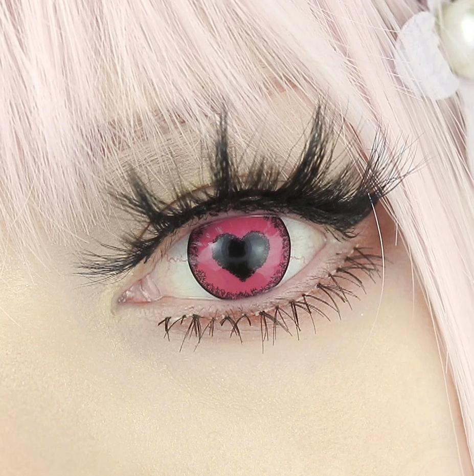 Starry Sky Anime Yandere Pink Colored Contact Lenses Beauon 