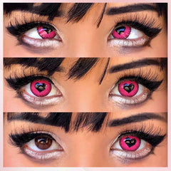 Starry Sky Anime Yandere Pink Colored Contact Lenses Beauon 